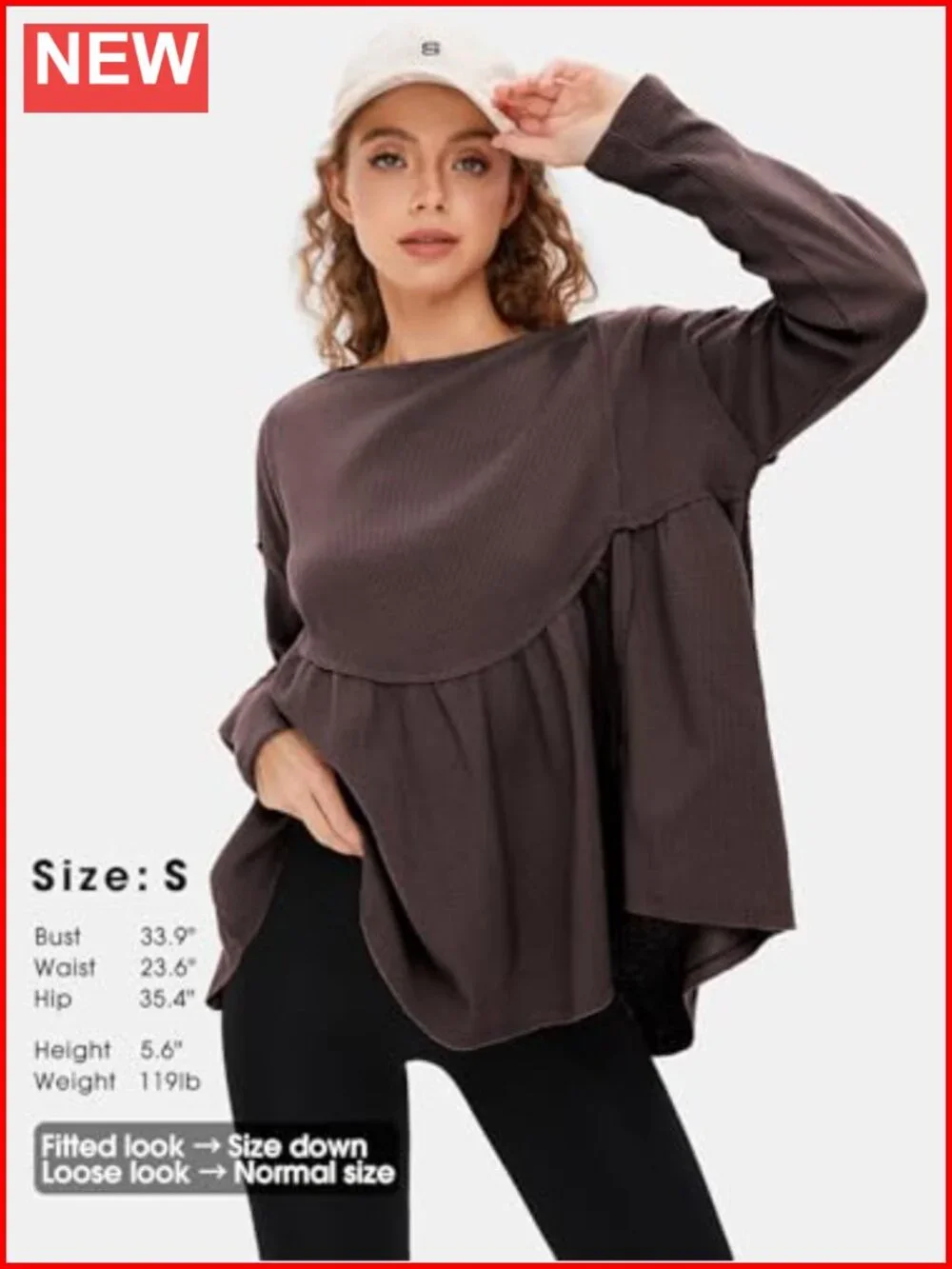 N/A waffle knit